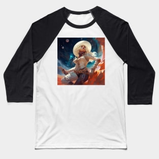 Space Cowgirl 4 Baseball T-Shirt